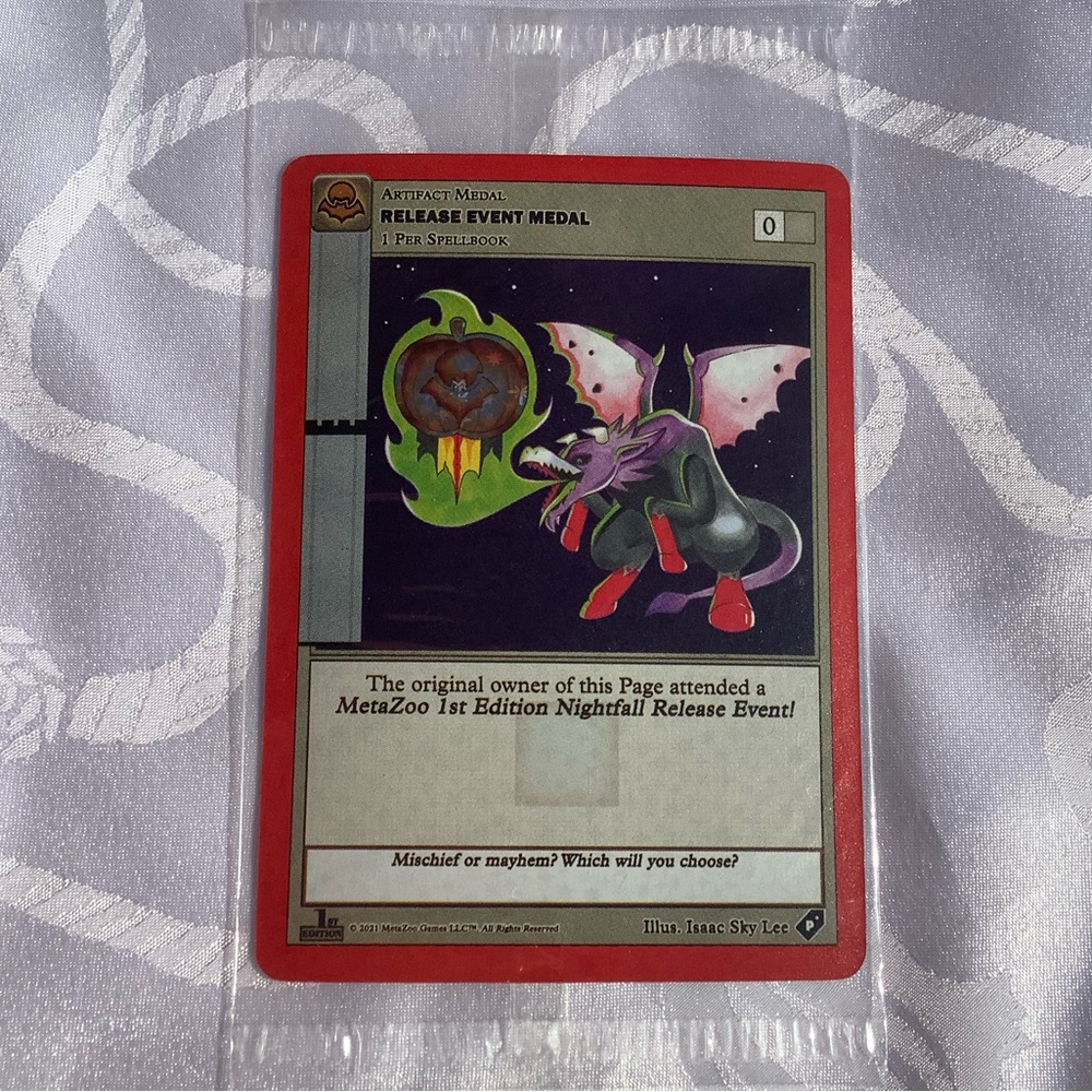Sealed Wrapped Nightfall Release Event 1st Promo, NM/M SEALED Meta Zero